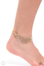 Load image into Gallery viewer, Paparazzi Curtain Confidence - Gold (Anklet)