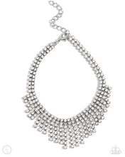 Load image into Gallery viewer, Paparazzi Curtain Confidence - White - Life Of The Party April 2024 (Anklet)