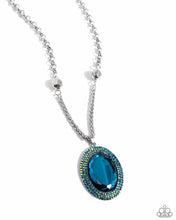 Load image into Gallery viewer, Paparazzi Manufactured Majesty - Blue - Life Of The Party September 2024