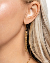 Load image into Gallery viewer, Paparazzi Planetary Pizzazz - Gold (Lanyard)