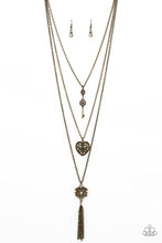 Load image into Gallery viewer, Love Opens All Doors - Brass freeshipping - Sassy Sparkles $5 Jewelry