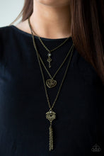 Load image into Gallery viewer, Love Opens All Doors - Brass freeshipping - Sassy Sparkles $5 Jewelry