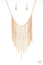 Load image into Gallery viewer, Paparazzi First Class Fringe - Gold - VENDOR _NAME - Sassy Sparkles $5 Jewelry