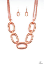 Load image into Gallery viewer, Paparazzi Take Charge - Copper - VENDOR _NAME - Sassy Sparkles $5 Jewelry