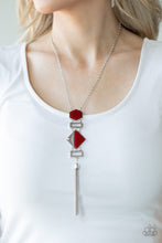 Load image into Gallery viewer, Stripe Up A Conversation - Red freeshipping - Sassy Sparkles $5 Jewelry