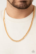 Load image into Gallery viewer, Valiant Victor - Gold - VENDOR _NAME - Sassy Sparkles $5 Jewelry