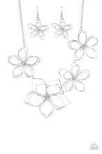Load image into Gallery viewer, Paparazzi Flower Garden Fashionista - Silver - VENDOR _NAME - Sassy Sparkles $5 Jewelry