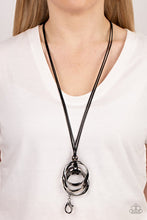 Load image into Gallery viewer, Paparazzi Harmonious Hardware - Black (Lanyard)