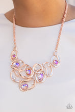 Load image into Gallery viewer, Paparazzi Warp Speed - Rose Gold - Life Of The Party July 2022 - VENDOR _NAME - Sassy Sparkles $5 Jewelry