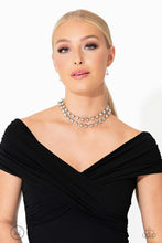 Load image into Gallery viewer, Paparazzi Glistening Gallery - White - Life Of The Party November 2023 (Choker)