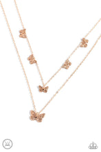 Load image into Gallery viewer, Paparazzi Butterfly Beacon - Rose Gold (Choker)