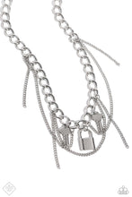 Load image into Gallery viewer, Paparazzi Against the Lock - Silver - Fashion Fix January 2024