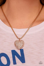 Load image into Gallery viewer, Paparazzi Sequined Sweetheart - Gold
