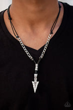 Load image into Gallery viewer, Paparazzi Keep Your Arrowhead Up - Black
