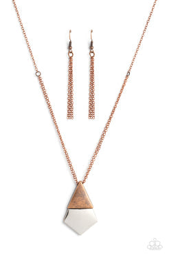 Paparazzi Posh Pyramid - Copper