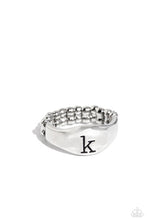 Load image into Gallery viewer, Paparazzi Monogram Memento - Silver - K
