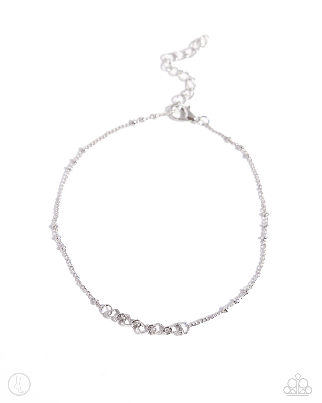 Paparazzi Satellite Shimmer - Silver - (Anklet)