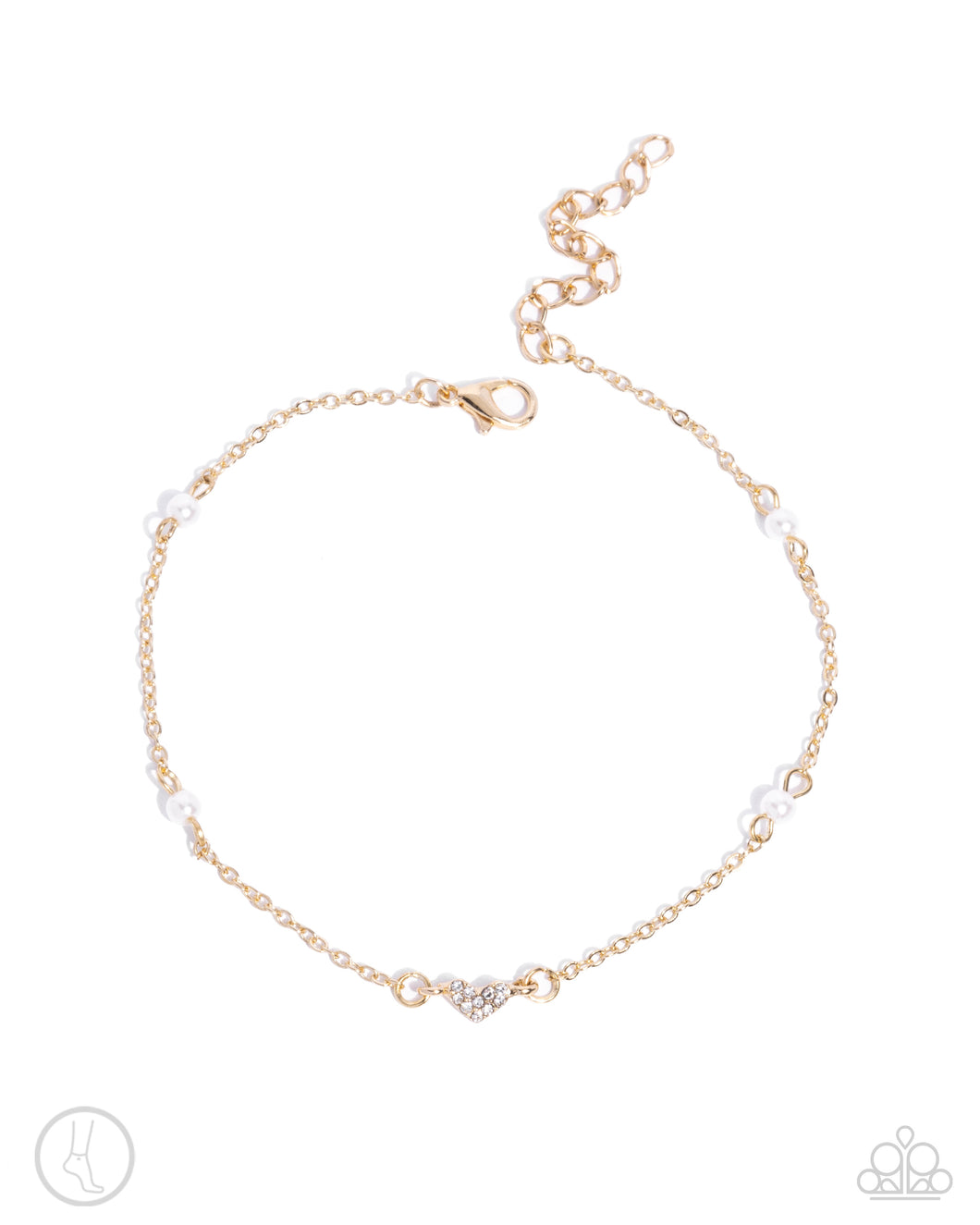 Paparazzi Ladylike Loop - Gold (Anklet)