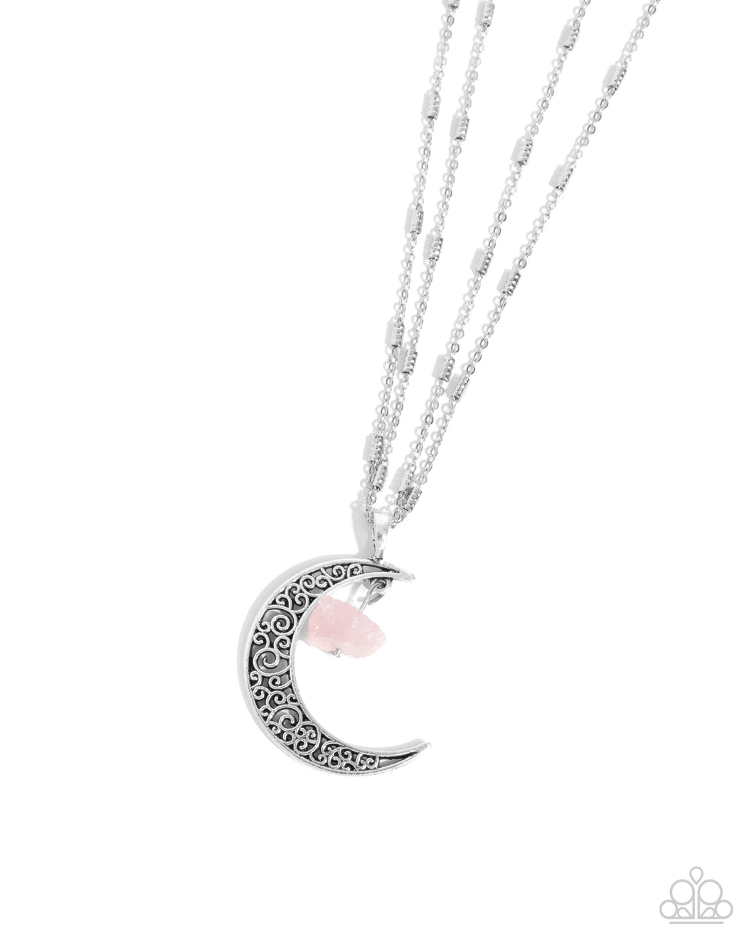 Paparazzi Crescent Charm - Pink