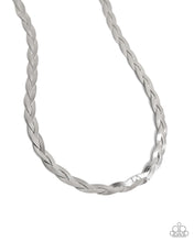 Load image into Gallery viewer, Paparazzi Bewildering Braid - Life of the Party April 2025 - Silver (Anklet)
