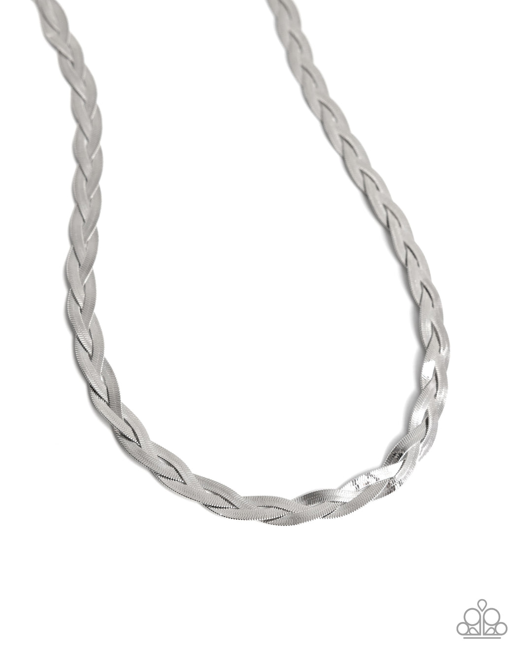 Paparazzi Bewildering Braid - Life of the Party April 2025 - Silver (Anklet)