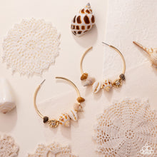 Load image into Gallery viewer, Paparazzi Seashell Sonnet - Gold - Life of the Party June 2025
