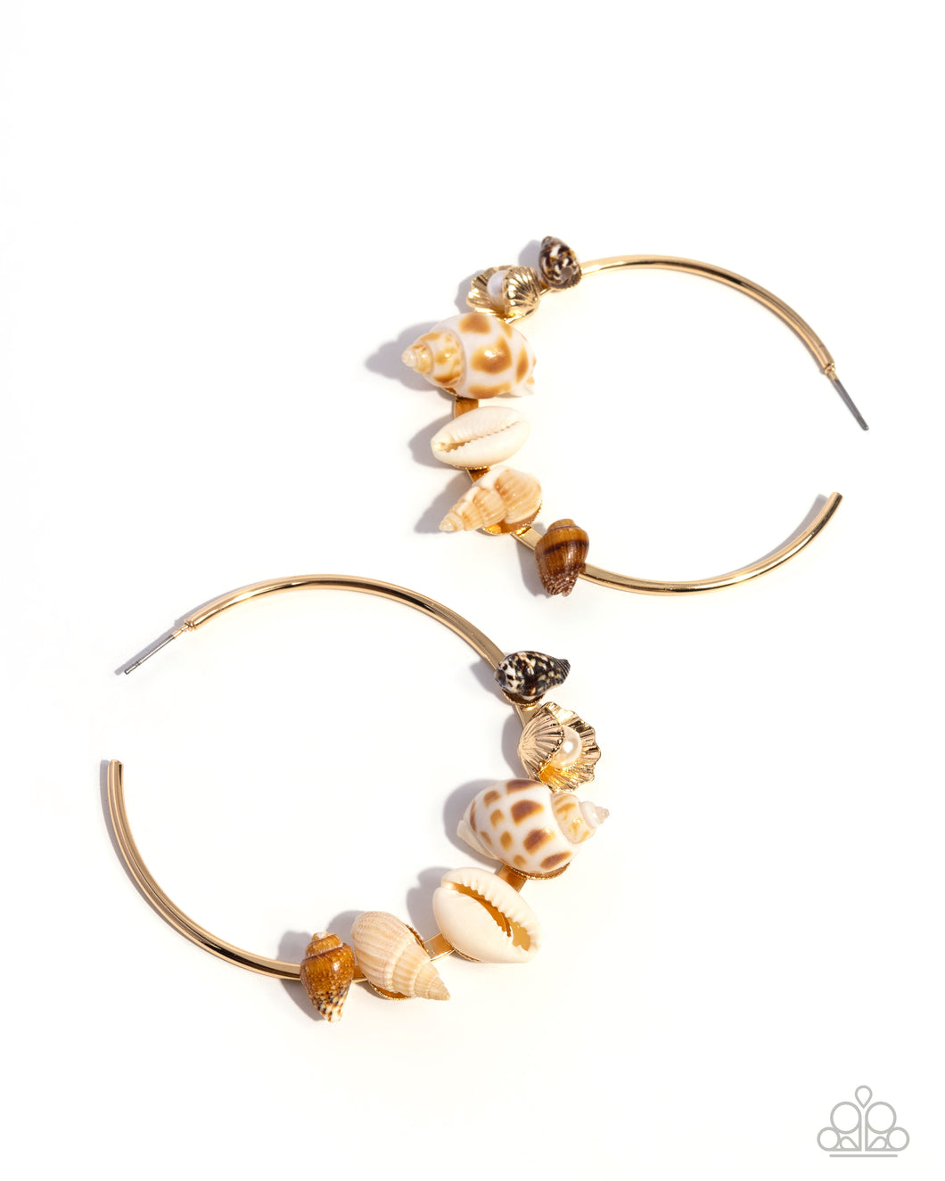 Paparazzi Seashell Sonnet - Gold - Life of the Party June 2025