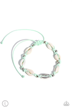Paparazzi Beachcomber Ballad - Green (Anklet)