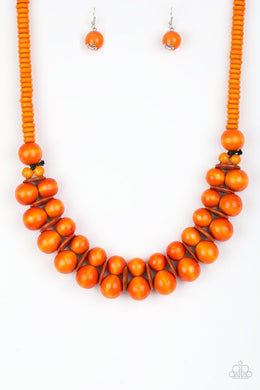 Caribbean Cover Girl - Orange - VENDOR _NAME - Sassy Sparkles $5 Jewelry