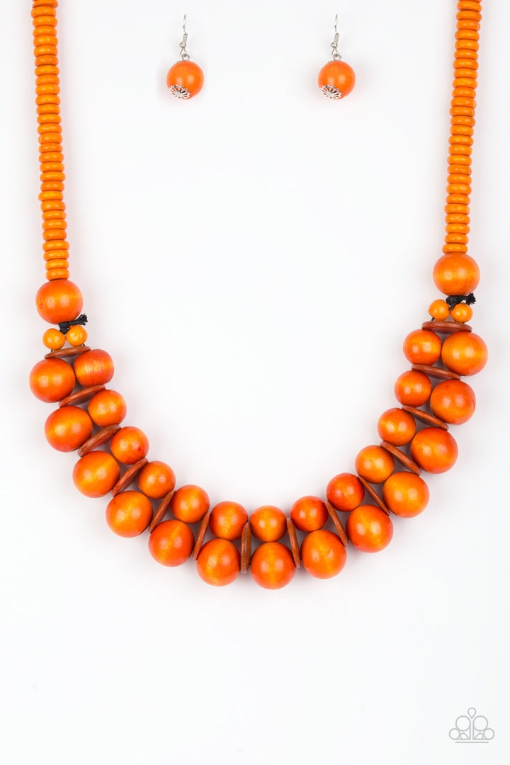 Caribbean Cover Girl - Orange - VENDOR _NAME - Sassy Sparkles $5 Jewelry