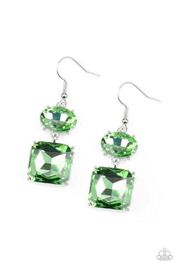 All Ice On Me - Green - VENDOR _NAME - Sassy Sparkles $5 Jewelry