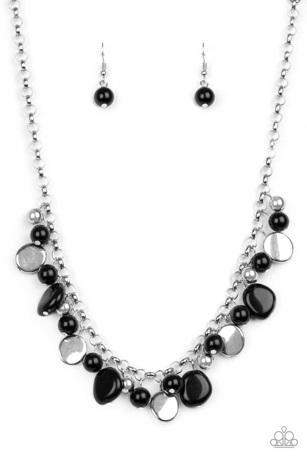 Flirtatiously Florida - Black - VENDOR _NAME - Sassy Sparkles $5 Jewelry