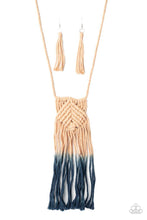 Load image into Gallery viewer, Look At Macrame Now - Blue freeshipping - Sassy Sparkles $5 Jewelry
