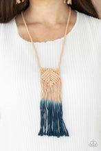 Load image into Gallery viewer, Look At Macrame Now - Blue freeshipping - Sassy Sparkles $5 Jewelry
