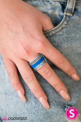 Blaze Of Glory - Blue - VENDOR _NAME - Sassy Sparkles $5 Jewelry