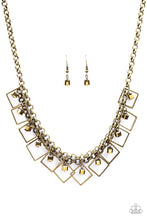Load image into Gallery viewer, GEO Down In History  - Brass freeshipping - Sassy Sparkles $5 Jewelry
