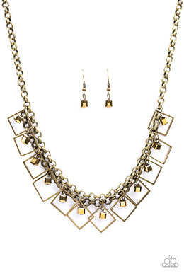 GEO Down In History  - Brass freeshipping - Sassy Sparkles $5 Jewelry