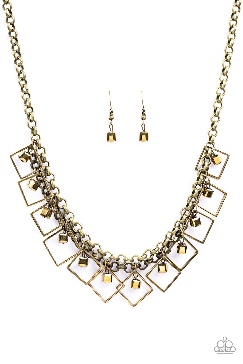 GEO Down In History  - Brass freeshipping - Sassy Sparkles $5 Jewelry
