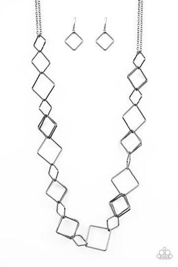 Backed Into A Corner - Black freeshipping - Sassy Sparkles $5 Jewelry
