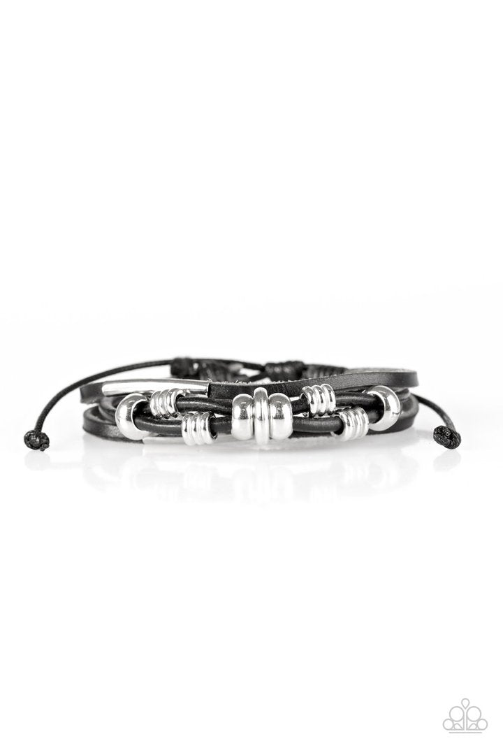 Free Ride - Black - VENDOR _NAME - Sassy Sparkles $5 Jewelry