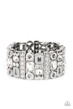 Load image into Gallery viewer, Paparazzi Dynamically Diverse - White - VENDOR _NAME - Sassy Sparkles $5 Jewelry
