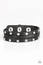 Load image into Gallery viewer, Paparazzi Radical Raider - Black - VENDOR _NAME - Sassy Sparkles $5 Jewelry
