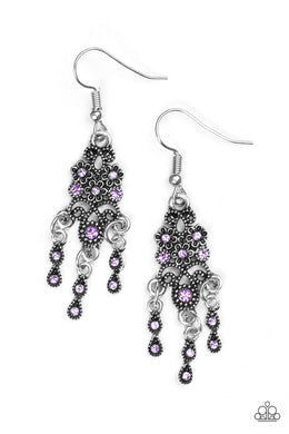 Paparazzi Spring Bling - Purple - VENDOR _NAME - Sassy Sparkles $5 Jewelry