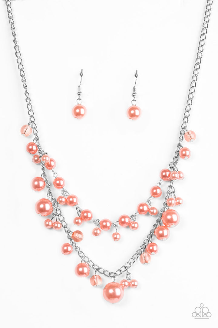 Paparazzi Blissfully Bridesmaid - Orange - VENDOR _NAME - Sassy Sparkles $5 Jewelry