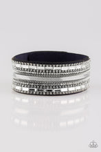 Load image into Gallery viewer, Pararazzi Teasingly Tomboy - Blue - VENDOR _NAME - Sassy Sparkles $5 Jewelry
