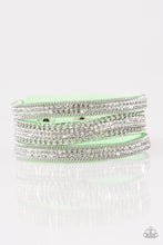 Load image into Gallery viewer, Paparazzi Dangerous Drama Queen - Green - VENDOR _NAME - Sassy Sparkles $5 Jewelry
