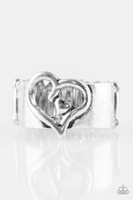 Paparazzi Cute As Cupid - Silver - VENDOR _NAME - Sassy Sparkles $5 Jewelry