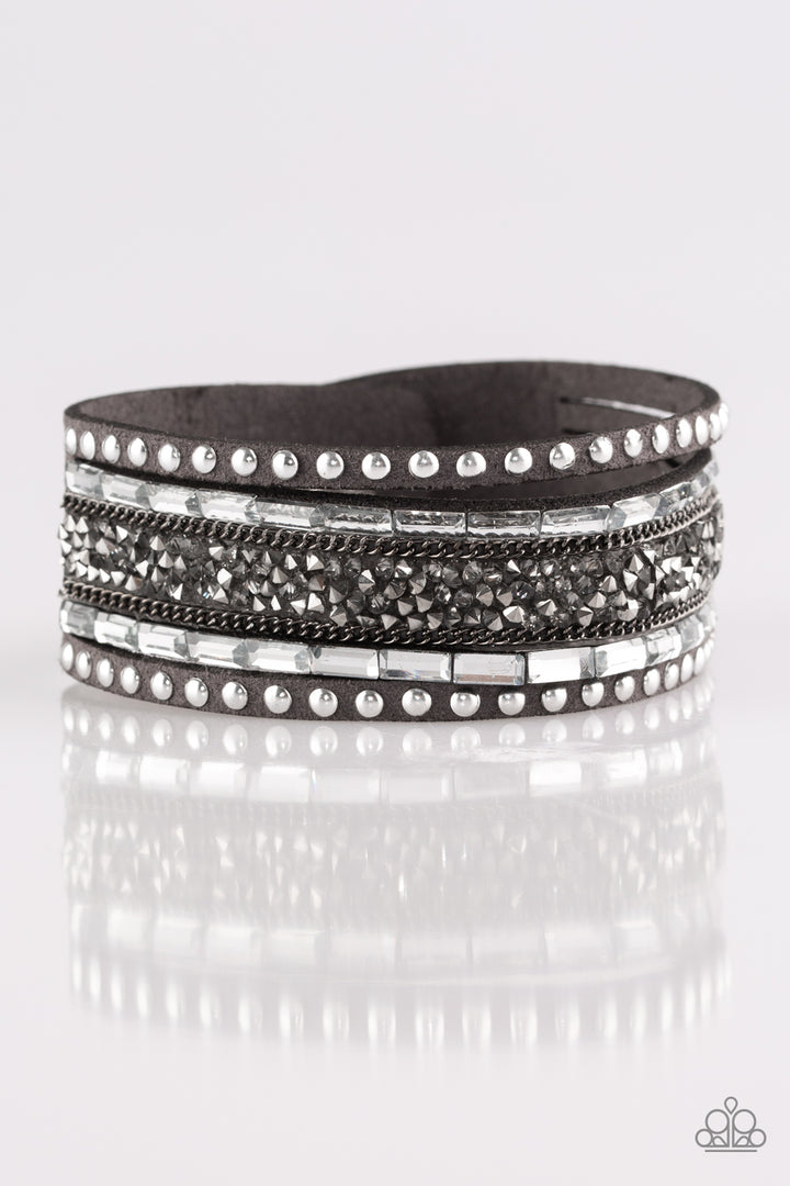 Paparazzi Rhinestone Rocker - Silver