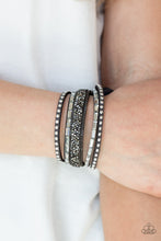 Load image into Gallery viewer, Paparazzi Rhinestone Rocker - Silver
