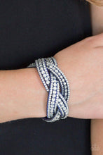 Load image into Gallery viewer, Paparazzi Bring On The Bling - Blue - VENDOR _NAME - Sassy Sparkles $5 Jewelry
